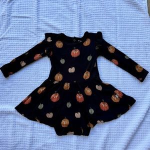 Kyte Baby long sleeve twirl bodysuit dress. Size: 18-24 months.